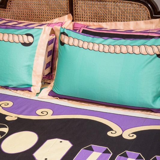 Lavender The Monk's Tangerine Bedding Set | King Size