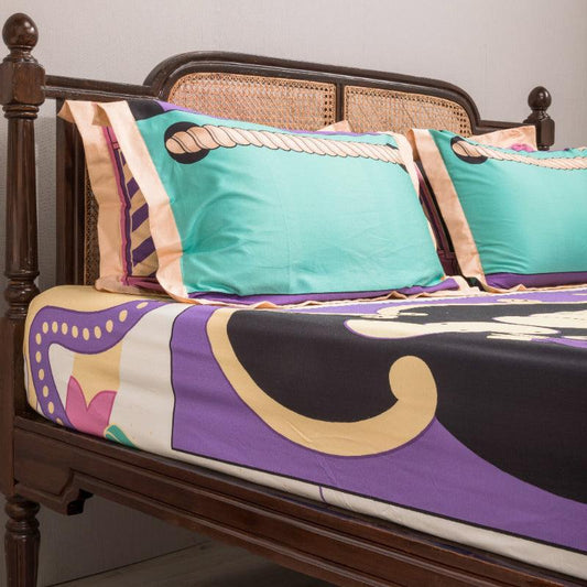 Lavender The Monk's Tangerine Bedding Set | King Size