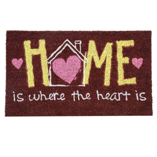 Home Is Where The Heart Is | Printed  Door Mat