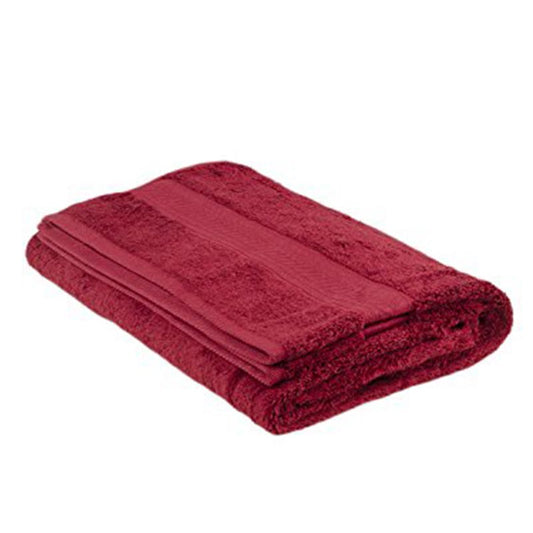 Dark Red Bath Towel