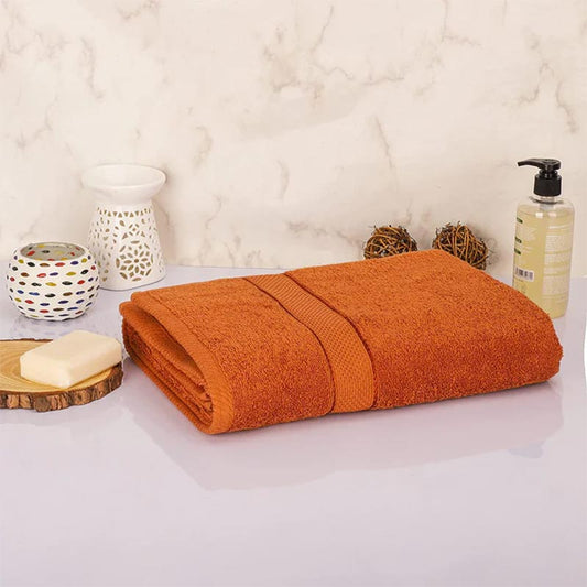 Rust Orange Bath  Towel