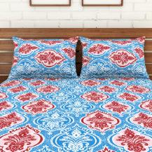 Indie Motif Printed Bedsheet| Double Bedsheet | Multiple Colors