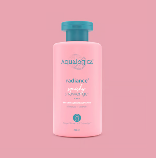 Aqualogica Radiance+ Squishy Shower Gel with Watermelon & Niacinamide - 250 ml