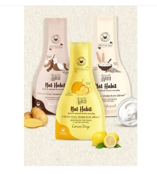 Nat Habit Yogurt With Lemon & Potato UnderArm Ubtan Combo