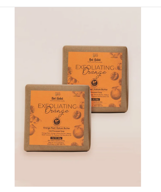 Nat Habit Cold Processed Exfoliating Orange Soap