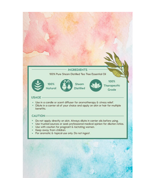 Nat Habit Pure Tea Tree Essential Oil - 15 ml