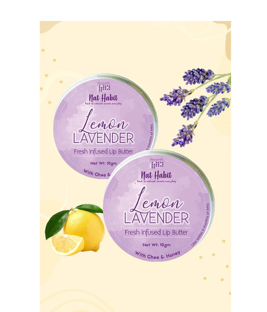 Nat Habit Lemon Lavender Lip Butter