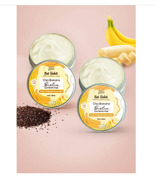 Nat Habit Chia Banana Biotin Hand Malai