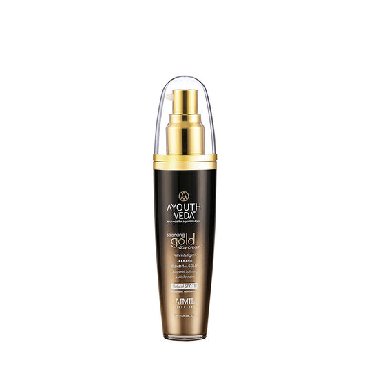AYOUTH VEDA Sparkling Gold Day Cream With 24k Gold & Saffron - 50 gms