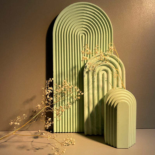 Green Macha Tre Arco Vase