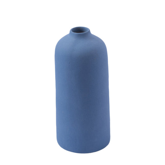 Leander Decorative Blue Ceramic Vase | 9.25 inch