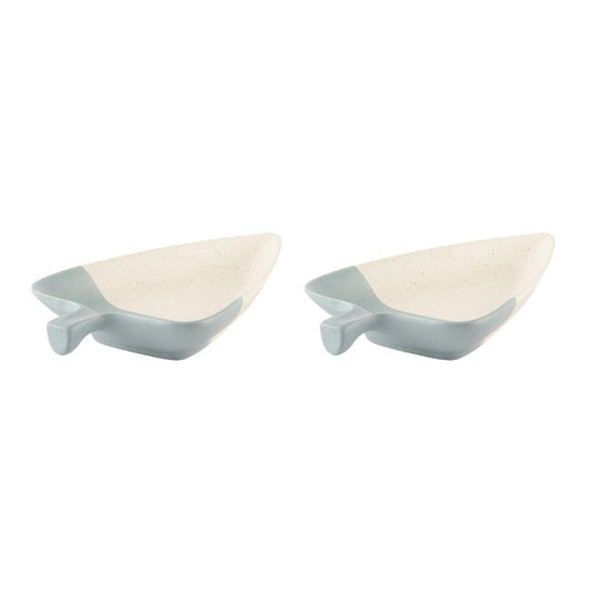 Ceramic Triangle Serving Platter | Set of 2