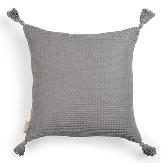 Woven Waffle Cushion Cover  | 18x18 inches | Multiple Colors