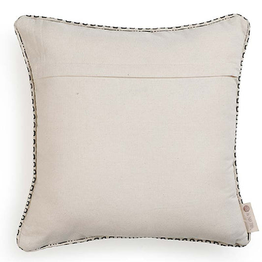 Vivacious Lines Star Quilted Cushion Cover | 16x16 inches