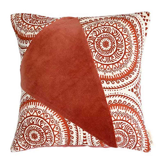 Makhamalee Terra Cushion Cover | 18x18 inches