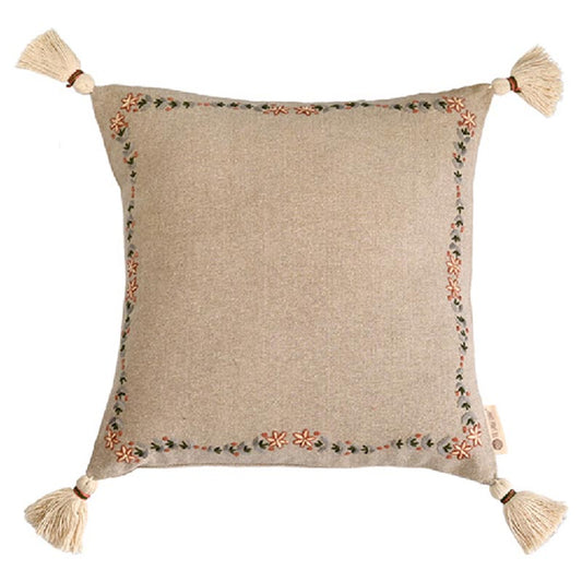 Ruhe Embroidered Cushion Cover | 16x16 inches