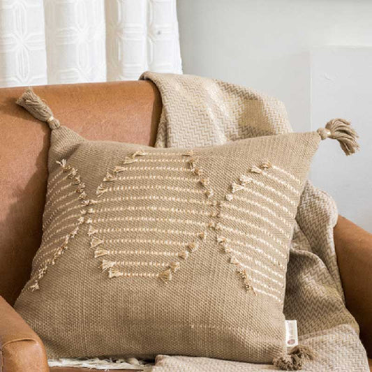 Broken Hexa Cushion Cover | 18x18 inches