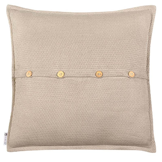 Intertwined Beige Cushion Cover | 18 inch, 24 inch, 20 x 12 inch