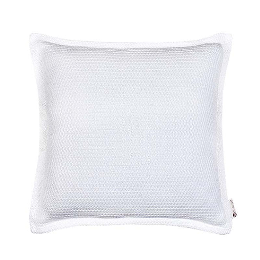 Intertwined White Cushion Cover | 18 inch, 24 inch, 20 x 12 inch