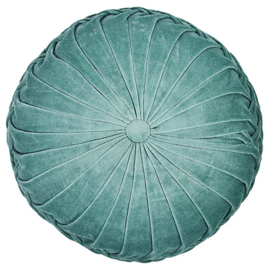 Rusched Round Cushion  | 16 x 16 Inch | Multiple Colors