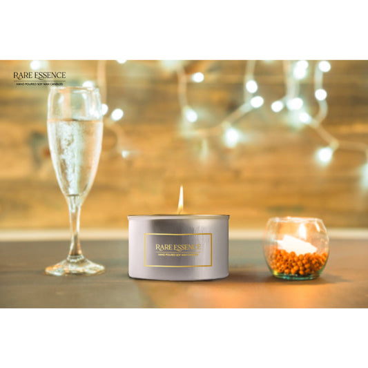 Tin Jar Scented Candle with Jar | Multiple Fragnance