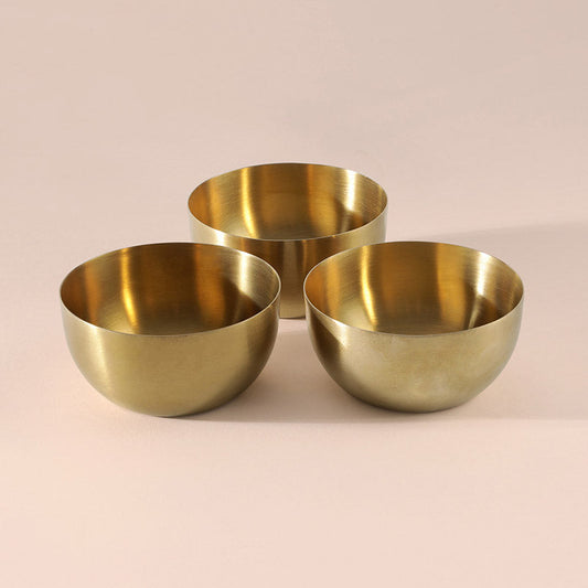 Brass Bowls | Set of 3