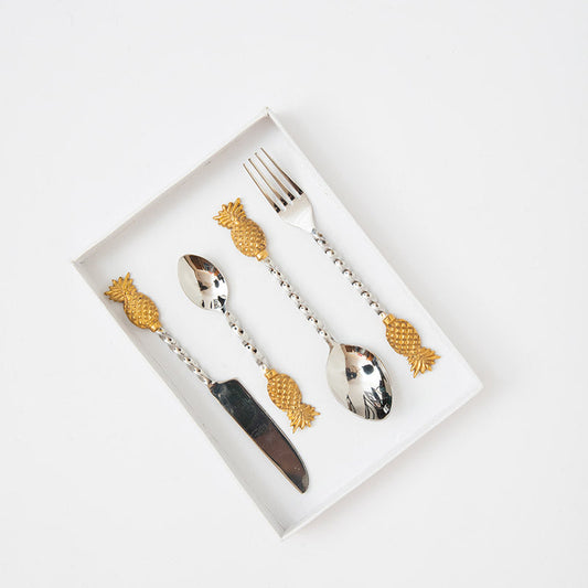 Finding Pineapples Cutlery Set | Set of 4