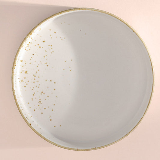 Gold Splatter Salad Plate