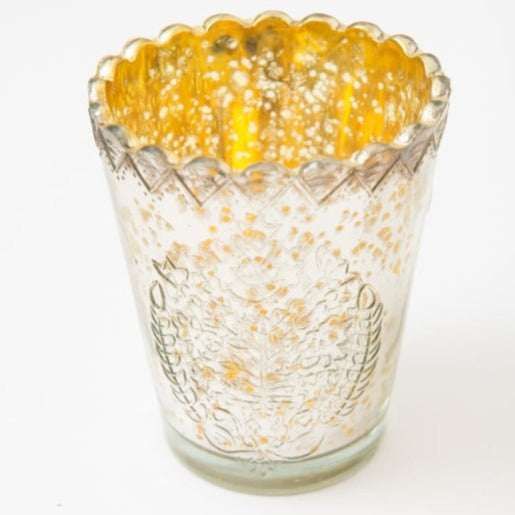 Scallop Glass Votive | 3.5 inch, 4.5 inch, 6.5 inch