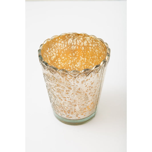 Scallop Glass Votive | 3.5 inch, 4.5 inch, 6.5 inch