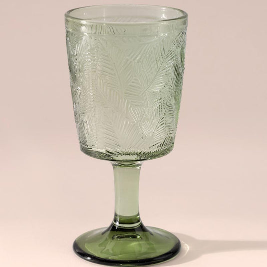 Tropical Moss Wine Glass | Multiple Colors