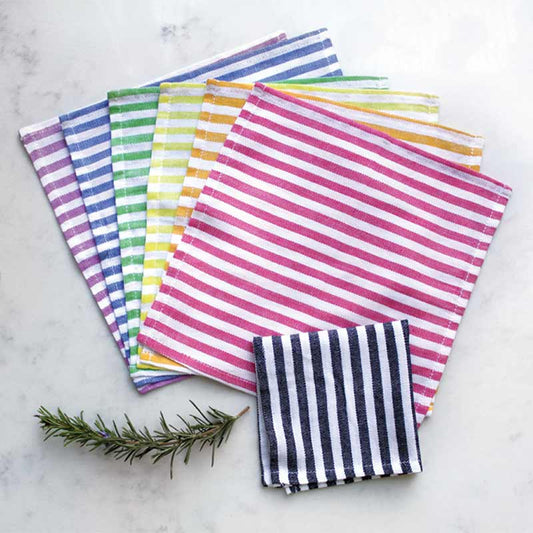 Quarter Stripe Tiny Towels | Set of 6