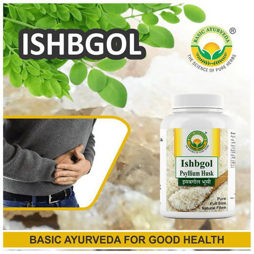 Basic Ayurveda Ishbgol Psyllium Husk - 40 gms