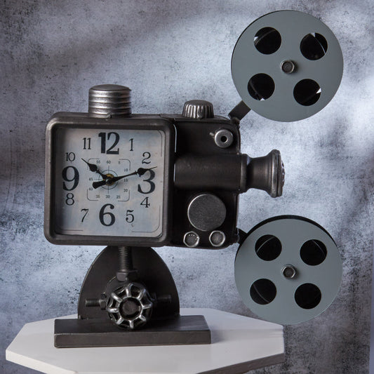 Reel Camera with Clock