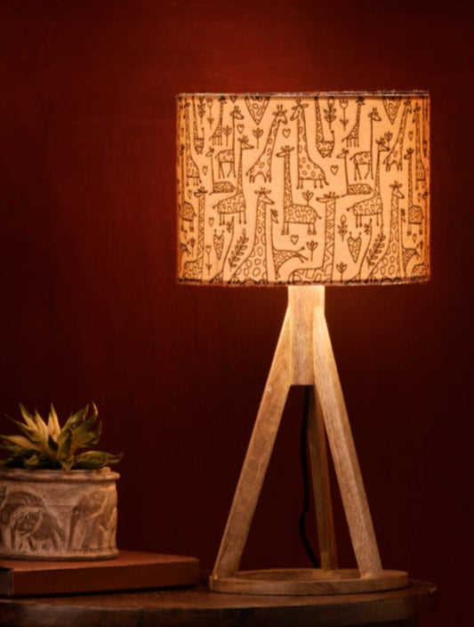 Animal Farm Trio Wooden Lamp