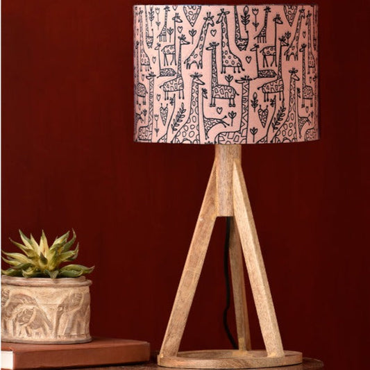 Animal Farm Trio Wooden Lamp