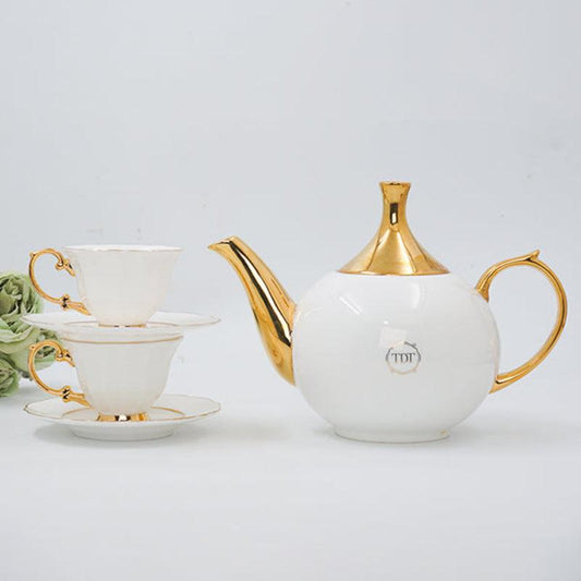 Elegant Designer Tea Set | Multiple Colors