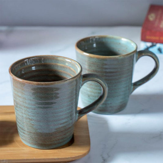 Dove Blue Coffee Mugs | Set of 2