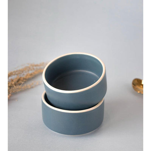 Berlin Blue Dessert Bowls | Small  | Set of 2