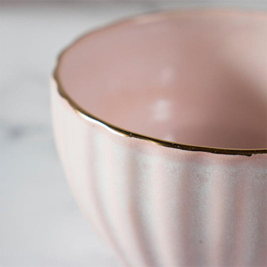 Blush Stoneware Bowls |Set of 2