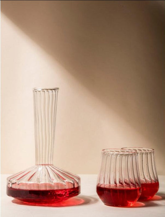 Skylar 2 Glasses & Decanter Set