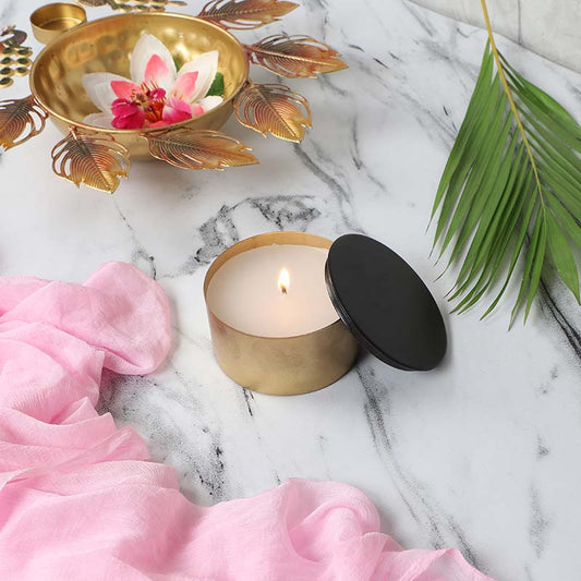 Dora Black & Gold Wax Jar