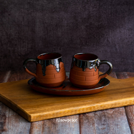 Brownish Earth Cup of Mornings | Set of 3