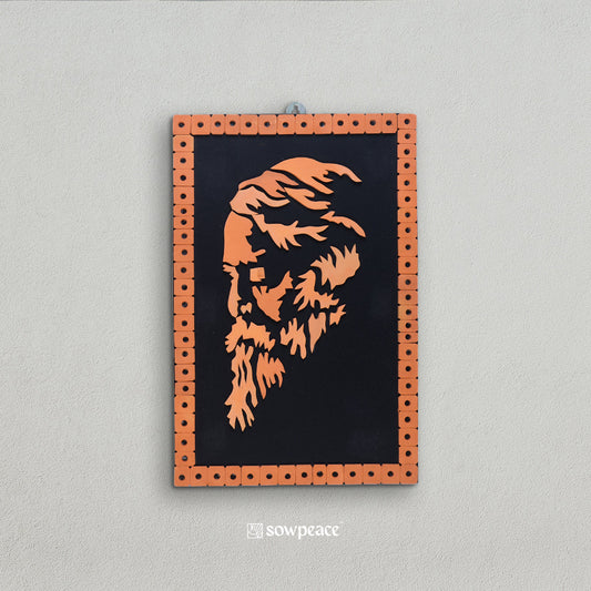 All Hail the Great Poet! Terracotta Wall Hanging