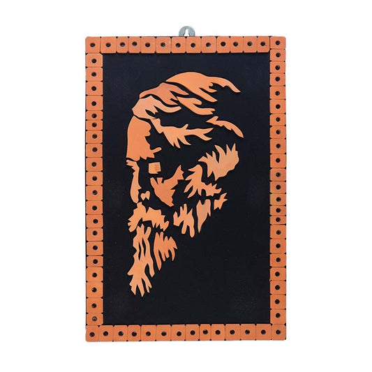 All Hail the Great Poet! Terracotta Wall Hanging