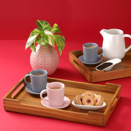 Teak Wood Serving Tray | Multiple Sizes