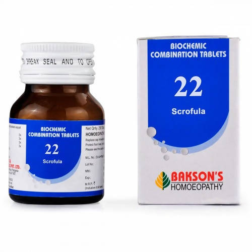 Bakson's Homeopathy Biochemic Combination 22 Tablets
