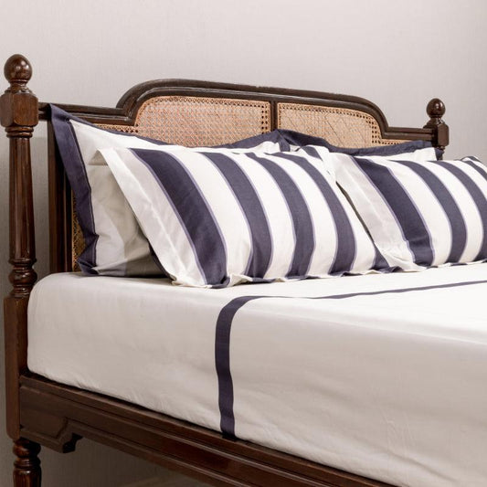 Midnight Blue Bageecha Bedding Set | King Size