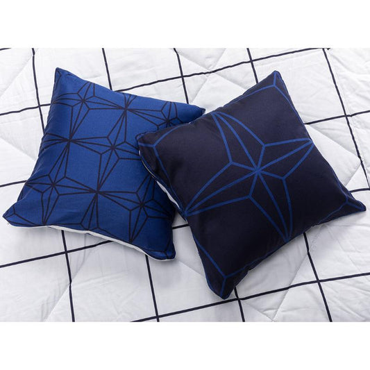 Deep Blue Holy Azulejos Cushion Covers | Set of 2