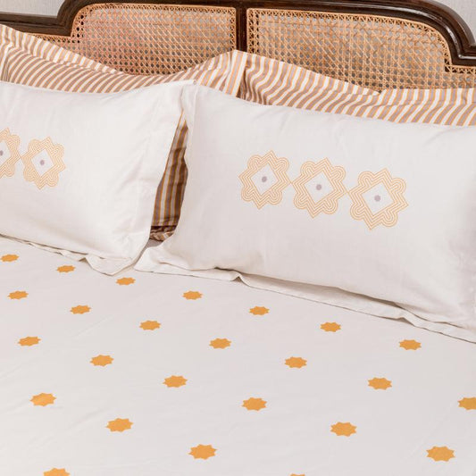 Mustard Iktara Bedding Set | King Size